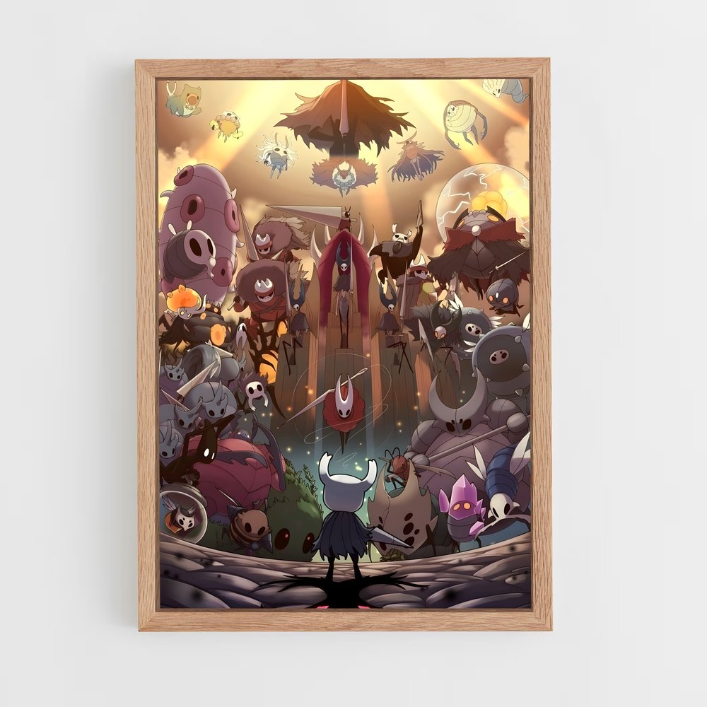 Poster Pokémon Circle – affiche Hollow Knight (vue 4)